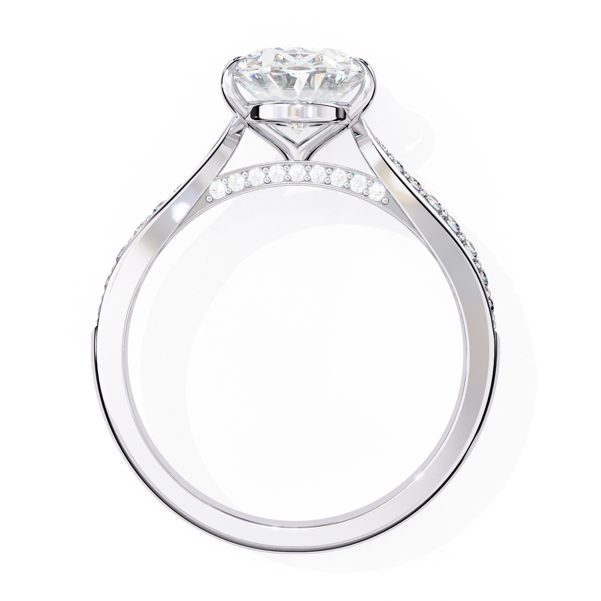 Shop Now 2.03ct Oval Cut Natural Diamond Ring Solitairekart.